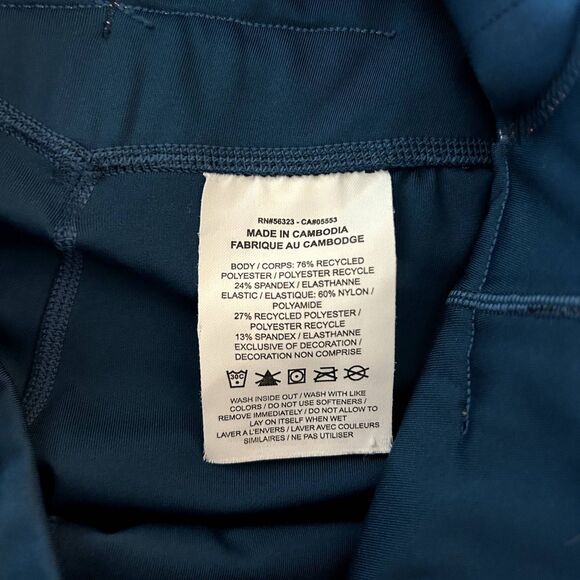 EUC Nike One Luxe Icon Clash Valerian Blue 7/8 Dri-FIT Training Leggings Small - Picture 11 of 16